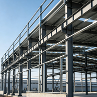 Atelier en structure métallique préfabriquée sans boulons, résistant à la corrosion, en acier léger, pour l'industrie lourde