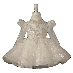 Abito da principessa per bambini abito da bambina Performance di pianoforte di fascia alta vestito da bambina con paillettes da sposa - Product Image 6