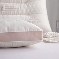 Oreiller en fibre de protéine de laine de chameau de qualité hôtelière de luxe, avec contour ergonomique pour le soutien cervical, sommeil sain