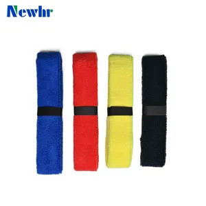 नया कस्टम नीले लाल काले रंग का पहनने के प्रतिरोधी स्शोर्बिंग रैकेट्स टेनिस पु ओवरग्रिप
