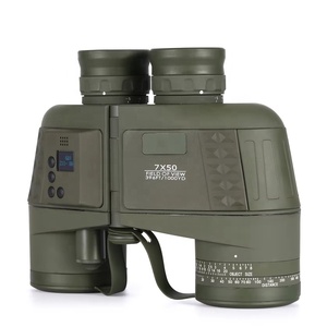Binocolo <span class=keywords><strong>7x50</strong></span> Impermeabile con Illuminazione Rossa Visione Notturna Telemetro Integrato Display LED per Caccia Golf Sport 3.9x - Product Image 2