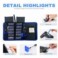Kit d'outils de réparation professionnel 140-en-1 avec tournevis Torx magnétique de précision en acier et alliage d'aluminium pour iPhone et tablette