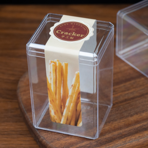 Hot selling small PS rectangular Plastic candy packaging containers