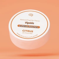 Vigo Wintergreen Sachets de caféine énergétiques nootropiques Remplacement de la nicotine ou alternative pour Focus Personnaliser les sachets de caféine