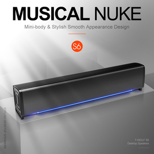 Factory Wholesale <strong>Speaker</strong> Wired Soundbar Wired Home Theatre System TV <strong>2.0</strong> <strong>Computer</strong> Games Laptop <strong>Speaker</strong> - Product Image 2