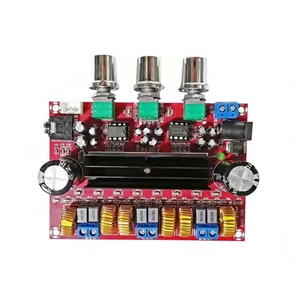 Placa de Desarrollo Original XH-M139, Amplificador de Potencia Digital de 2.1 Canales, 250W+100W, DC12-24V, con TPA3116D2 para Kit - Product Image 1