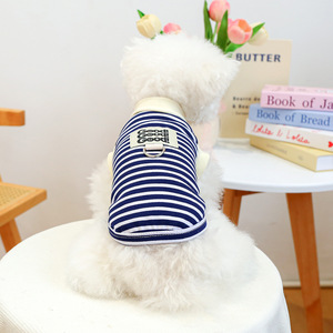 <strong>Pet</strong> Accessories Apparel Wholesale <strong>Dog</strong> Clothes Heart-shaped Striped Cute Shirts Retro <strong>Vest</strong> <strong>Pet</strong> Clothes for <strong>Small</strong> <strong>Dogs</strong> - Product Image 4
