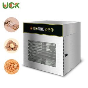 Deshidratador Eléctrico de Acero Inoxidable al por Mayor, Deshidratador de Alimentos de 8 Bandejas, Máquina para Secar Camarones, Calamares y Champiñones - Product Image 1