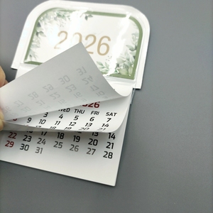 Mini <span class=keywords><strong>Calendario</strong></span> <span class=keywords><strong>de</strong></span> <span class=keywords><strong>Pared</strong></span> Personalizado <span class=keywords><strong>de</strong></span> PVC con Adhesivo Posterior, Desmontable, Adhesivo, Pequeño, Mensual, Mini <span class=keywords><strong>Calendario</strong></span> Adhesivo 2027 - Product Image 3
