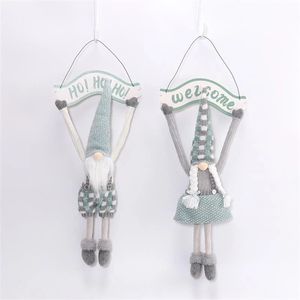ชุดตุ๊กตาโนมส์ขนนุ่มน่ารัก 2 ตัว ของขวัญขนปุยสำหรับตกแต่งคริสต์มาส - Product Image 2