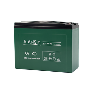 Batterie au plomb scellée sans entretien <span class=keywords><strong>12V</strong></span> 40AH VRLA pour chariot élévateur <span class=keywords><strong>électrique</strong></span>, AGV, nacelle élévatrice <span class=keywords><strong>à</strong></span> ciseaux AIANSHI, cycle profond <span class=keywords><strong>12V</strong></span> 40AH - Product Image 3