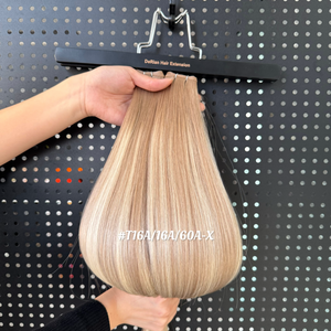 Extensions de cheveux humains en trame Genius à double trame <span class=keywords><strong>russe</strong></span> brute en stock important, 18-22 pouces, peuvent être coupées, extensions de cheveux Genius - Product Image 5