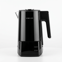 Bouilloire électrique numérique en acier inoxydable de 1,7 L, 1500 W, avec arrêt automatique