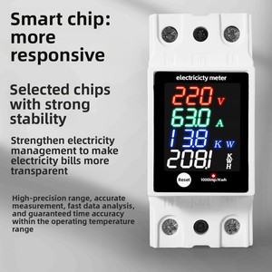 Multifunktions-Digitalanzeigegerät ZS-6035VAKW Spannung Strom Leistungsfaktor Elektrische Energie Echtzeit-Anzeige Intelligenter Chip - Product Image 3