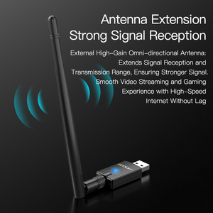 Edup Ax900 USB Adapter Cắm Và Chơi Bên Ngoài Wifi 6 <span class=keywords><strong>Bluetooth</strong></span> 5.3 Adapter Không-Miễn Phí Điều Khiển Phiên Bản 2 Trong 1 USB Không Dây Cho <span class=keywords><strong>PC</strong></span> - Product Image 4