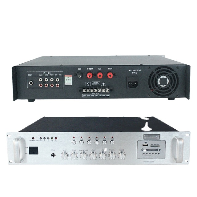 Professional 150W Voltageamp PA Amplifier With Preamplifier Power Amplifier Audio Amplifier