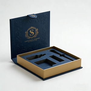 Emballage personnalisé pour boîte de beauté avec gaufrage et boîte en carton - Product Image 2
