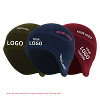 Chapeau à rabats pour les oreilles avec logo personnalisé, unisexe, thermique, coupe-vent, absorbant l'humidité, doux, extensible, bonnet d'hiver pour l'extérieur