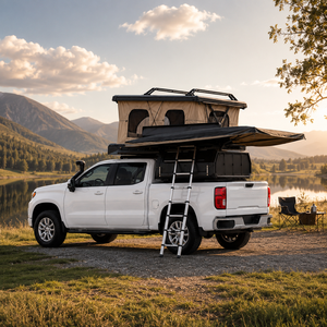 Mini-<span class=keywords><strong>caravane</strong></span> pliable et légère QC Overland 4x4, imperméable, pour toit de voiture, capacité 4 personnes, avec cuisinière et évier, pour tout-terrain australien - Product Image 4