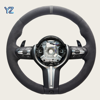 Volante Deportivo YZ con Calefacción, Revestimiento de Gamuza Sintética y Luces LED para BMW Serie F F10 F11 F15 F20 F22 F31 F33 F34 F30 F32 F36 F80 M4 F82 M5 F90