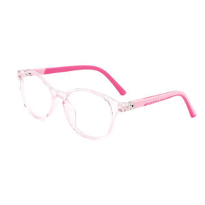 إطار بصري <span class=keywords><strong>TR90</strong></span> بشعار مخصص، نظارات أطفال عصرية مضادة للضوء الأزرق للأطفال بتصميم كلاسيكي - Product Image 2