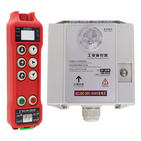 Control Remoto Industrial para Grúa Torre, Universal, IP67, 6 Botones, Doble Velocidad, Transmisor y Receptor