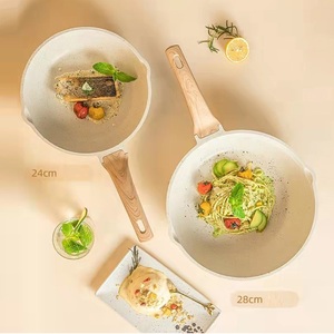 Giá hấp dẫn sinh thái thân thiện 12 cái không dính cảm ứng tương thích 1.5-4.5 mét nhôm Cookware sets - Product Image 6