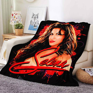 Mantas Baratas al por Mayor de Alta Calidad, Manta de Selena Quintanilla, Mantas Personalizadas Impresas, Mantas de Franela Suaves y Cálidas - Product Image 3