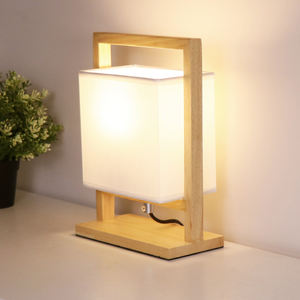 BSCI ฟังก์ชั่นสัมผัส2000มิลลิแอมป์ชั่วโมงไม้แบบชาร์จไฟแบบพกพาตั้งแคมป์โคมไฟตารางสำหรับบ้าน - Product Image 4