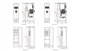 Armoire de distribution électrique GCS MNS personnalisable de haute qualité, à basse tension, avec compartiments extractibles en acier galvanisé - Product Image 5