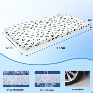 Colchón Skylee 4D de Alta Resiliencia, Ecológico, Resistente al Agua, Refrigerante, Desmontable, Lavable, Transpirable, de 5 cm, con Funda Lavable - Product Image 2