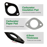 Nouveau lot de 4 joints d'admission de carburateur PZ27 pour moteurs CG 4 temps 125-250cc ATV, Go Kart, Taotao, Coolsport, Lifan, Kazuma, Zongshen