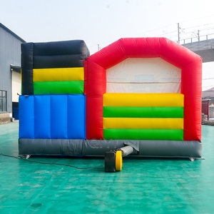 Castillo Inflable, Castillo Hinchable Comercial para Exteriores, Casa de Brinco Pequeña y Colorida para Alquiler en Bodas - Product Image 3