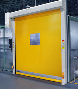 Chine Vente en gros Action automatique Système de servo de lavage de voiture Tissu en PVC Porte à roulage rapide Design moderne pour ateliers Surface finie - Product Image 3