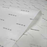 Papier d'emballage personnalisé 17 g/m² blanc neige, papier calque 28 g/m², papier d'emballage 40 g/m² pour l'emballage floral, fournisseur direct de Hangzhou, fabricant d'impression