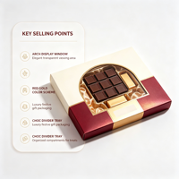 Boîte cadeau en papier personnalisée pour chocolats, emballage de luxe pour chocolats et bonbons de la Saint-Valentin
