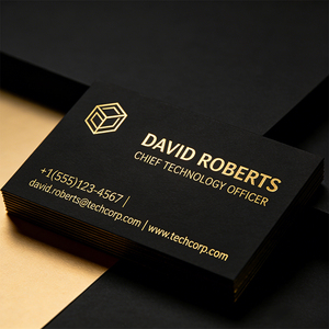 Biglietti da Visita Personalizzati di Alta Gamma con Stampa a Caldo Fronte-Retro, Carta 500G, Inviti per Matrimoni, Cartoline - Product Image 3