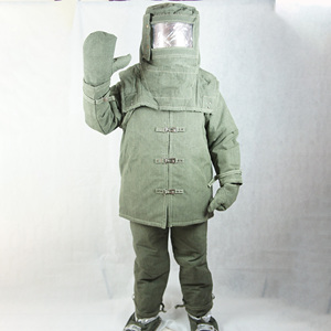 Aluminized Fireproof Aramid Fireman Fire Fighting Entry Suit Split Style Heat <strong>Insulation</strong> for Firefighter Rescue - Product Image 3