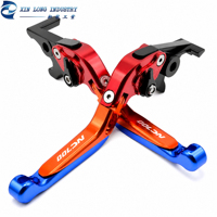 Palanca de Freno y Embrague Ajustable y Plegable CNC para Motocicleta HONDA NC700 NC750X NC750S 2016-2020