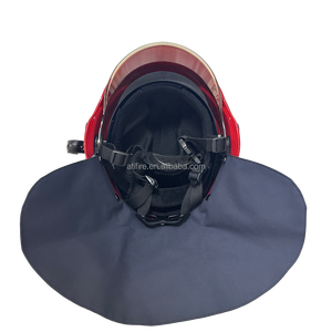 خوذة رجال الإطفاء الأوروبي CE EN443 en396 معدات إطفاء معتمدة رخيصة الثمن OEM طائرة إطفاء مكافحة الحرائق بدلة الإنقاذ قبعة صلبة - Product Image 6