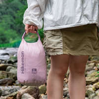 Sac étanche OEM 3L/6L/10L/16L léger à fermeture roulée pour sports nautiques en plein air, en nylon 15D avec silicone simple, IPX6, sac de compression