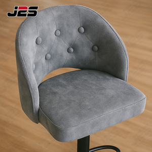 <span class=keywords><strong>Tabouret</strong></span> <span class=keywords><strong>de</strong></span> <span class=keywords><strong>bar</strong></span> <span class=keywords><strong>de</strong></span> style nordique avec coussin rond en cuir, dossier en <span class=keywords><strong>rotin</strong></span>, détails en laiton, base en cuir véritable pour café-<span class=keywords><strong>bar</strong></span> - Product Image 6