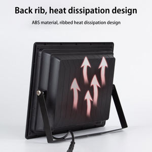 高い明るさ15W IP67 ABSソーラーランプ屋外防水LEDフラッドライトガーデンストリート用 - Product Image 4