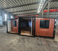 Maison préfabriquée extensible à prix d'usine, hôtel conteneur 20ft 30ft 40ft personnalisable