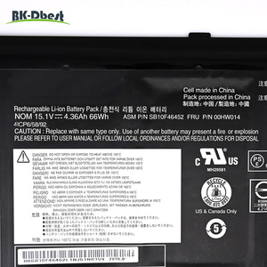 Batterie d'ordinateur portable SB10F46452 00HW014 pour <span class=keywords><strong>Lenovo</strong></span> <span class=keywords><strong>ThinkPad</strong></span> S5 <span class=keywords><strong>Yoga</strong></span> <span class=keywords><strong>15</strong></span> 00HW008 00HW009 SB10F46446 SB10F46447 4ICP6/58/92 - Product Image 2