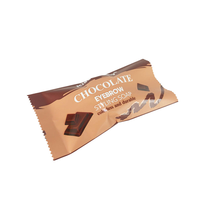 Sacs en plastique imprimés sur mesure scellés au milieu, mini sachet de bonbons plat pour biscuits, chocolat, emballage alimentaire, pochette de rangement pour produits comestibles