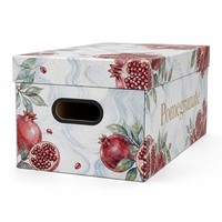 Op maat gemaakte granaatappel cadeaudoos herfstkunstdesign zachte zaadfruit stevige deksel basisverpakking groothandel OEM op maat