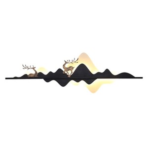 Lampe solaire murale LED extérieure, longue bande lumineuse pour jardin, villa, cour, décoration paysagère - Product Image 5