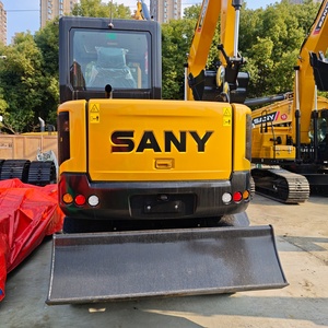 Excavadora de ruedas SANY SY65W de 3 toneladas en estado como nueva con cucharón de excavación y componente principal del motor, a precio competitivo para la venta. - Product Image 4