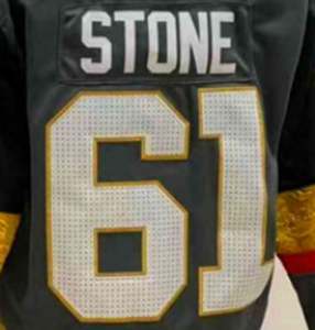 Maillot de hockey national Vegas Mark <span class=keywords><strong>Stone</strong></span> cousu de la meilleure qualité - Product Image 1